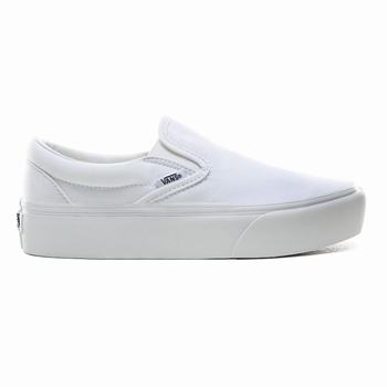 Damske Slip On Tenisky Vans Biele VA63ATVIG